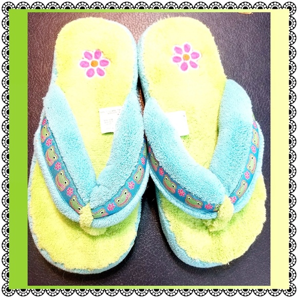 terry flip flop slippers